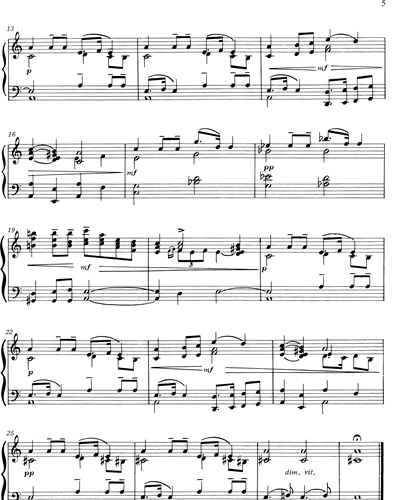 Five Piano Pieces, Op. 3