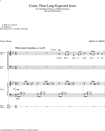 Mixed Chorus SATB & Organ
