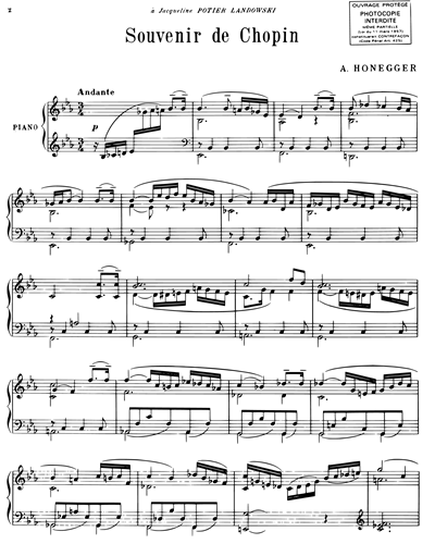Souvenir De Chopin