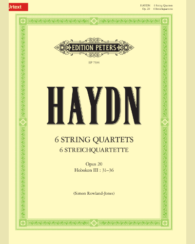 6 String Quartets Op.20 (Hoboken III: 31-36)