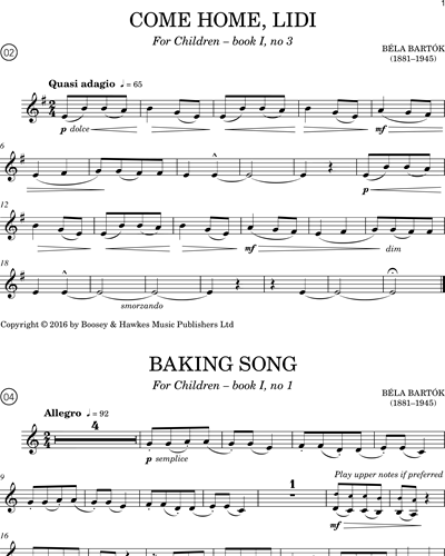 Bartók for Trumpet