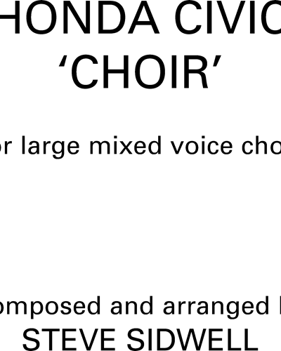 Honda Civic 'Choir'