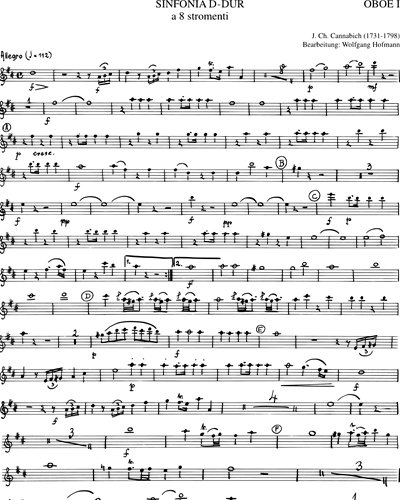 Sinfonia D-dur a 8 stromenti
