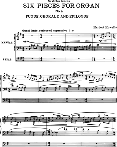 Fugue, Chorale and Epilogue No. 4