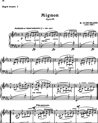 Mignon, op.68