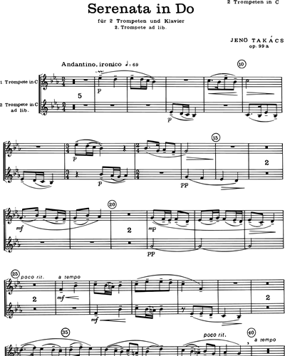 Serenata in Do, op. 99a