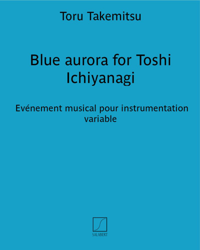 Blue aurora for Toshi Ichiyanagi