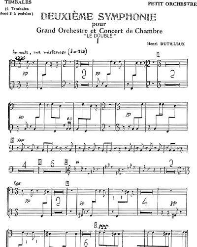 [Chamber Orchestra] Timpani