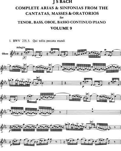 Sämtliche Arien - Bd. 9 (BWV 56, 78, 235, 236, 244)