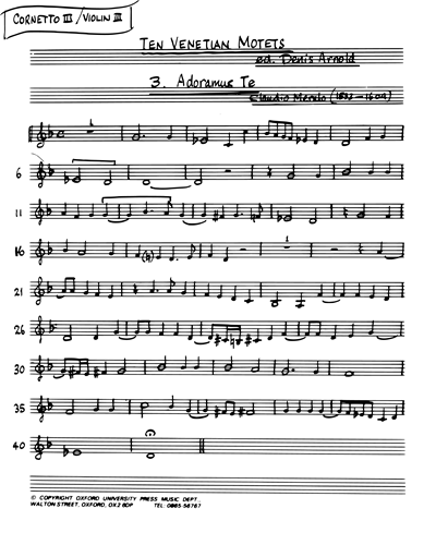 Violin 3/Trumpet 3 (Alternative)