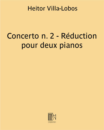 Concerto n. 2  - Réduction pour deux pianos