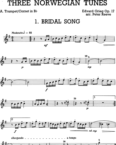 Trumpet in Bb 1/Cornet in Bb 1 (Alternative)
