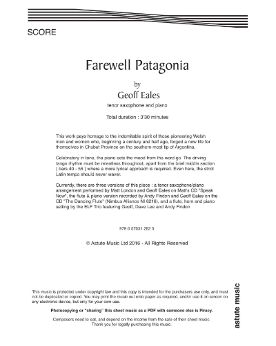 Farewell Patagonia