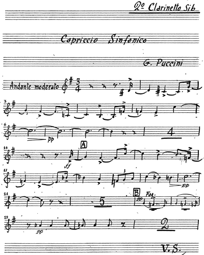 Capriccio Sinfonico Full Score Sheet Music by Giacomo Puccini | nkoda