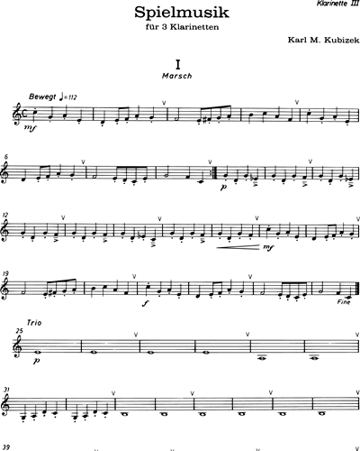 Spielmusik Full Score Sheet Music by Karl Maria Kubizek | nkoda