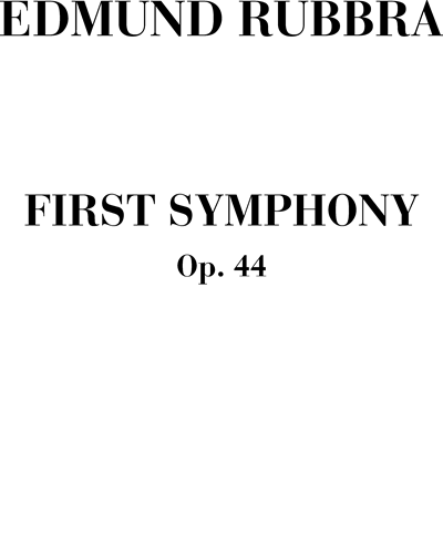 Symphony n. 1 Op. 44