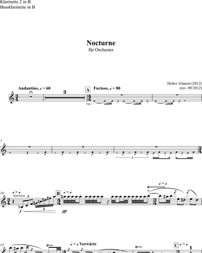 Clarinet 2/Bass Clarinet