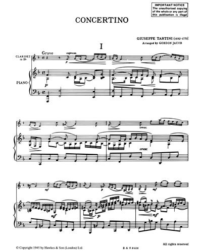 Clarinet Concertino