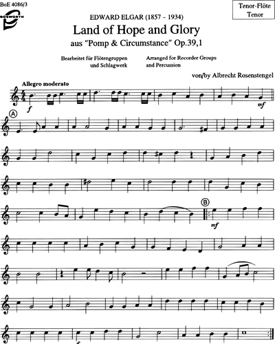 Land Of Hope And Glory (from "Pomp and Circumstance" Op. 39, No. 1)