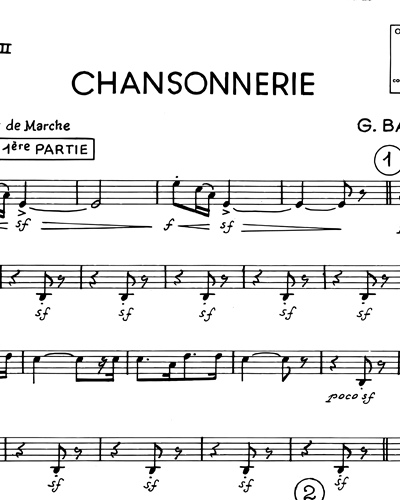 Chansonnerie Quintette De Cuivres