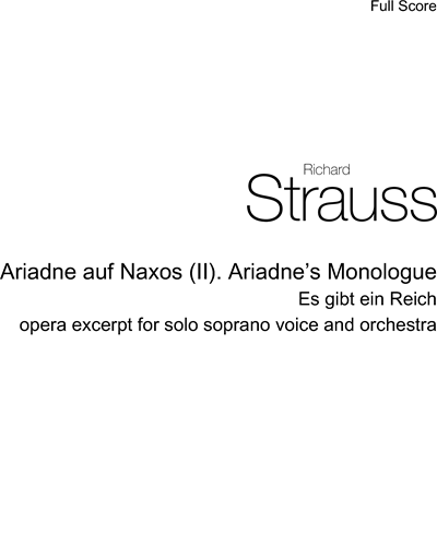 Ariadne auf Naxos (II). Ariadne’s Monologue