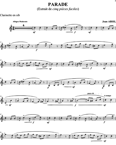 Clarinet in Bb (Alternative)