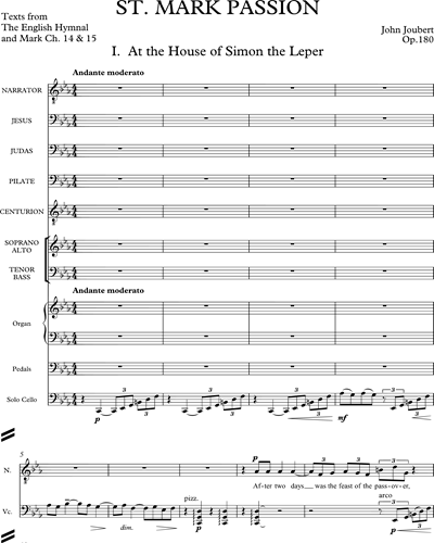 Solo Voices & Mixed Chorus SATB & Organ