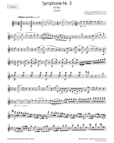 Symphony No. 3 in Eb major, 'Eroica' 