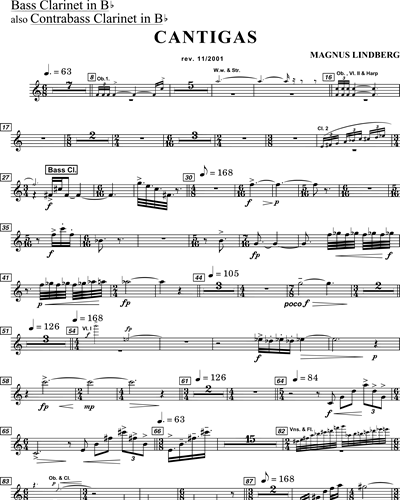 Bass Clarinet in Bb/Contrabass Clarinet in Bb