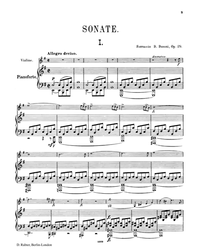 Sonata, op. 29
