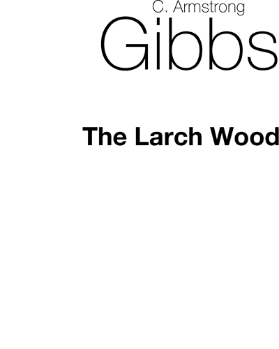 The Larch Wood