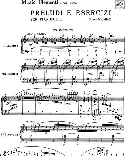 Preludi e esercizi per pianoforte
