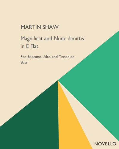 Magnificat and Nunc dimittis in E-flat