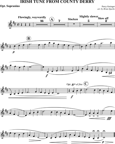 Sopranino Saxophone (Optional)