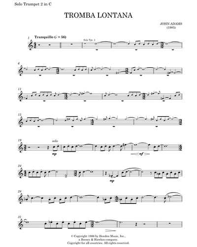 [Solo] Trumpet 2 in C