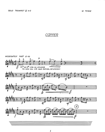 [Brass Quintet] Trumpet in C 2