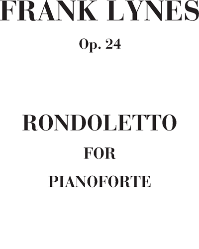 Rondoletto Op. 24