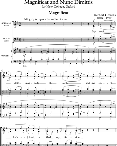 "Magnificat" & "Nunc Dimittis" (Oxford)