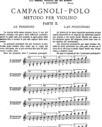 Metodo per violino - Parte II