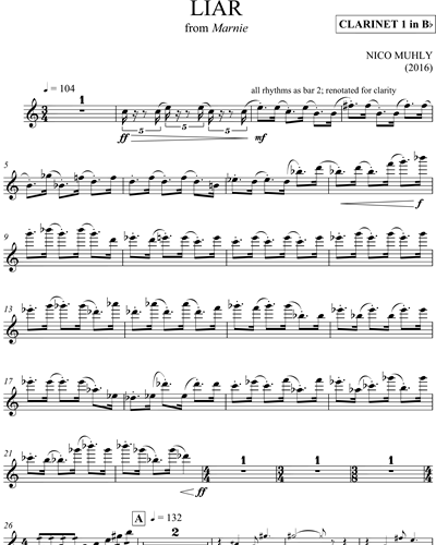 Clarinet in Bb 1