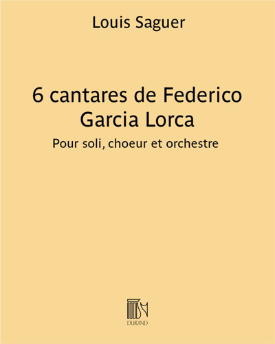 6 cantares de Federico Garcia Lorca