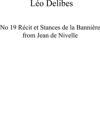 Jean De Nivelle (extrait)