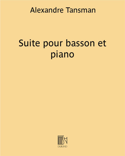 Suite pour basson et piano