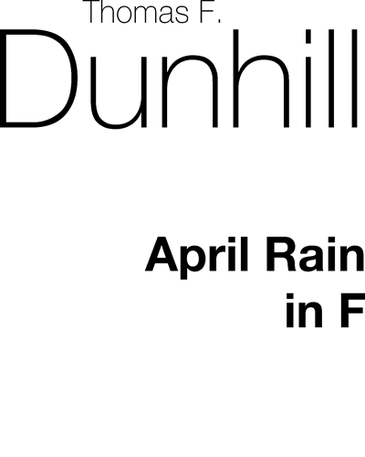 April Rain (in F)