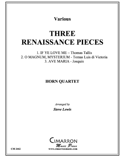 3 Renaissance Pieces