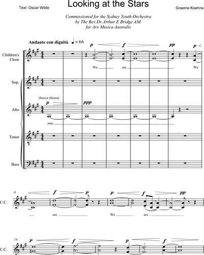 Chorus Score SATB & Children's Chorus