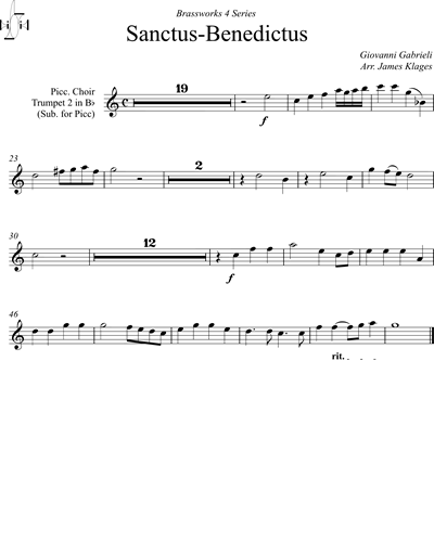 [Choir 4] Trumpet in Bb 2 (Alternative)
