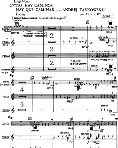 [Group 5] Violin 1 Solo & Flute 2 & Trumpet in C 3 & Bongos 3