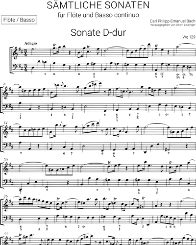 Complete Sonatas for Flute and Basso Continuo, Vol. 5