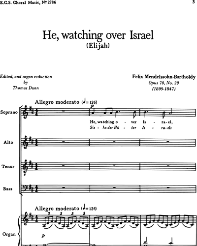 Elijah: He Watching Over Israel